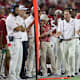 Nick Saban on Alabama sideline
